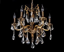 Хрустальная подвесная люстра Lumina Deco Lussinare LDP 9236-6