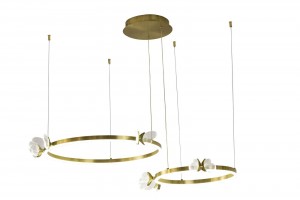Светильник подвесной MARIPOSA SPD400+600 POLISHED GOLD