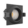 Светильник встраиваемый GIZA Black LeDron неповоротный LED