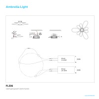 Накладной светильник Ambrella Metallic 4 FL336