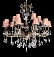 Хрустальная подвесная люстра Lumina Deco Lussinare LDP 9236-15