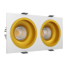 Встраиваемый светодиодный светильник LeDron LEVEL SQ 2 White-Gold LED