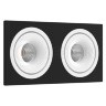 Встраиваемый светодиодный светильник LeDron LH10 2SQ Black-White LED