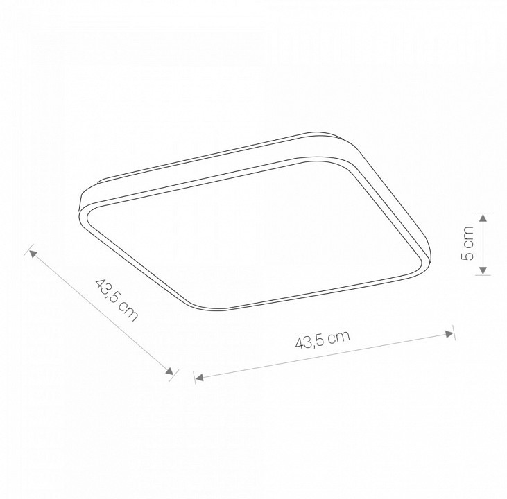 Накладной светильник Nowodvorski Agnes Square Led 8110