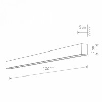 Накладной светильник Nowodvorski Straight Wall LED L 7595