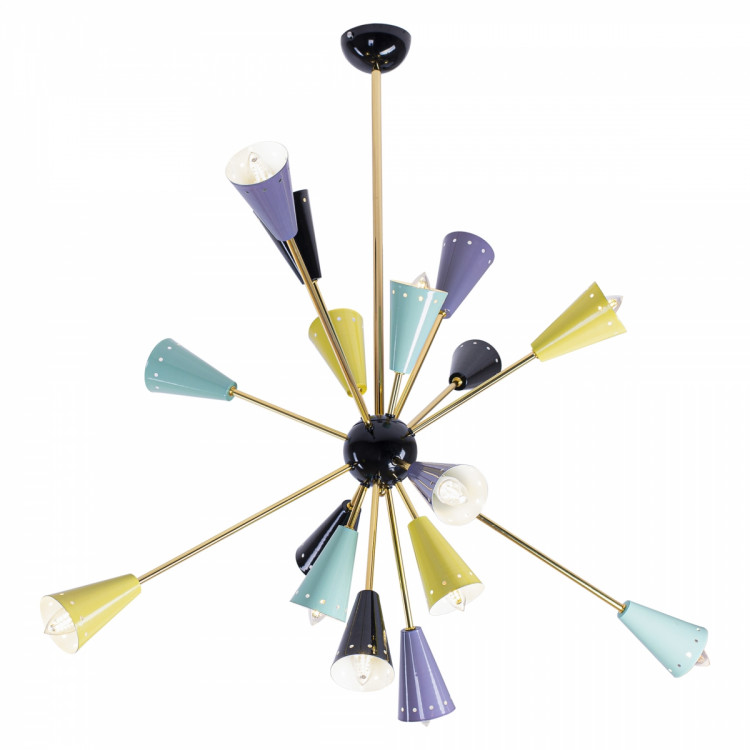 Люстра Sputnik Chandelier Multi Color By Imperiumloft