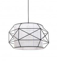 Подвесной светильник Lumina Deco Berti LDP 8001 BK+WT