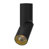 Светильник накладной MJ1402 Black-Gold Ledron поворотный под сменную лампу