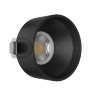 Светильник встраиваемый KEA GU10 Black LeDron неповоротный под сменную лампу