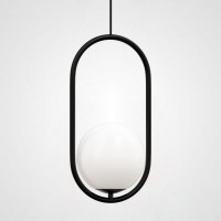 Подвесной Светильник Matthew Mccormick Hoop 40 Black Mila Pendant By Imperiumloft