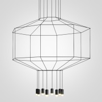 Подвесной Светильник 0299 Octagonal Square Pendan Light By Imperiumloft