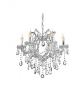 Хрустальная подвесная люстра Lumina Deco Eliza LDP 7029-6 CHR