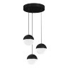 Светильник подвесной SAGITONY R3-T128 Black Ledron LED