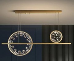 07668-2+1,36 Подвес Рами латунь Led 40w