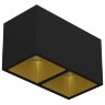 Накладной светодиодный светильник Ledron KUBING 2 Black-Gold