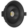 Светильник встраиваемый KRIS IN Black LeDron поворотный LED