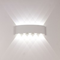 Светодиодный фасадный светильник AM Group AM307-10X1W WH4000K