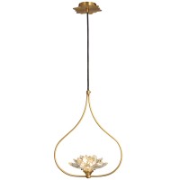 Хрустальный Светильник Цветок Лотоса Lotus Flower Clear Glass Pendant Lamp A By Imperiumloft