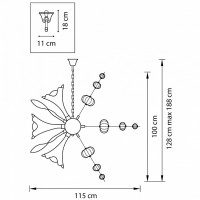 Подвесная люстра Lightstar Celesta 893126