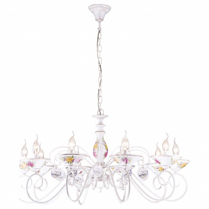 Подвесная люстра Arte Lamp Fiorato A2061LM-10WG