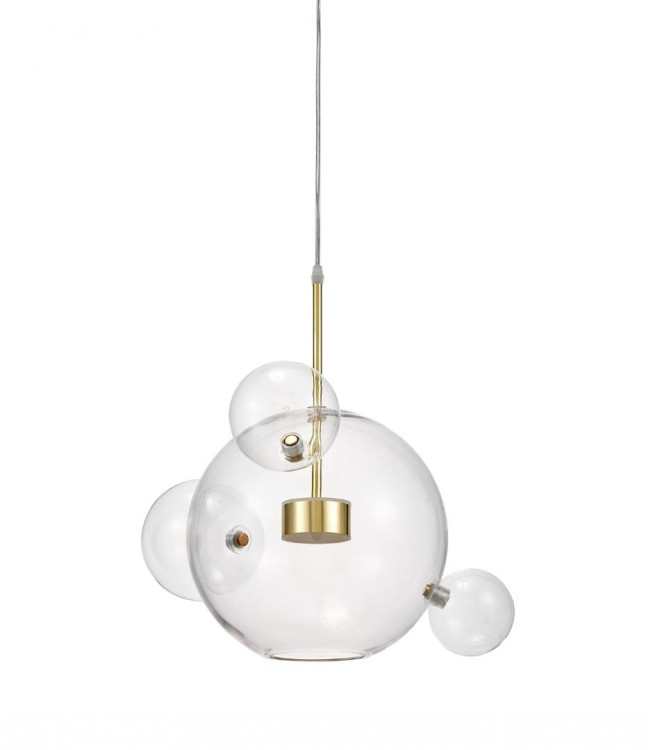 Подвесной светильник Lumina Deco Neroni LDP 6016-3+1 GD