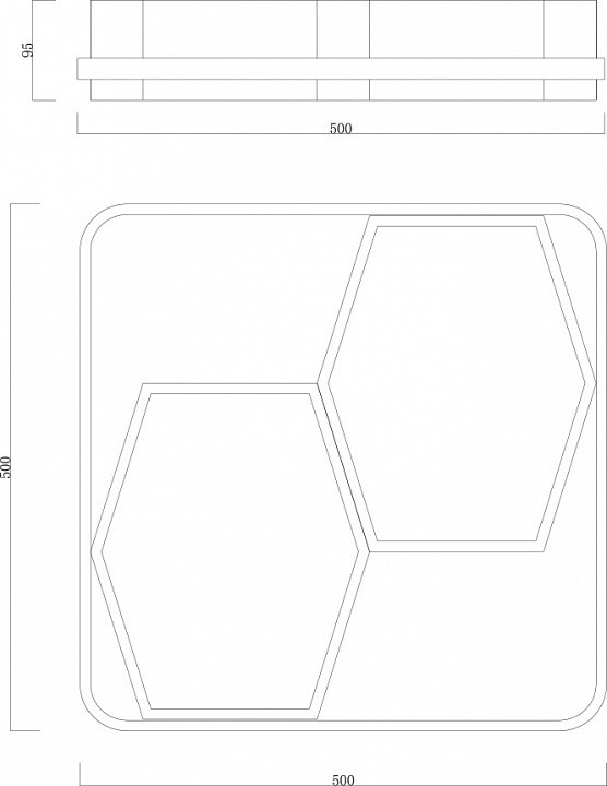 Накладной светильник Moderli Solo V1102-CL