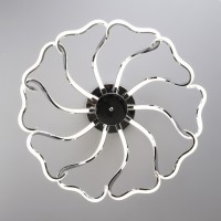 Потолочная люстра Eurosvet Begonia 90095/10 хром 100W