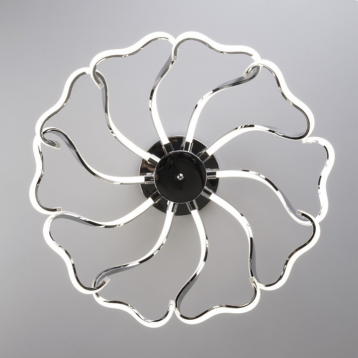 Потолочная люстра Eurosvet Begonia 90095/10 хром 100W