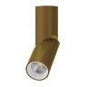 Светильник накладной MJ1402 Gold-White Ledron поворотный под сменную лампу