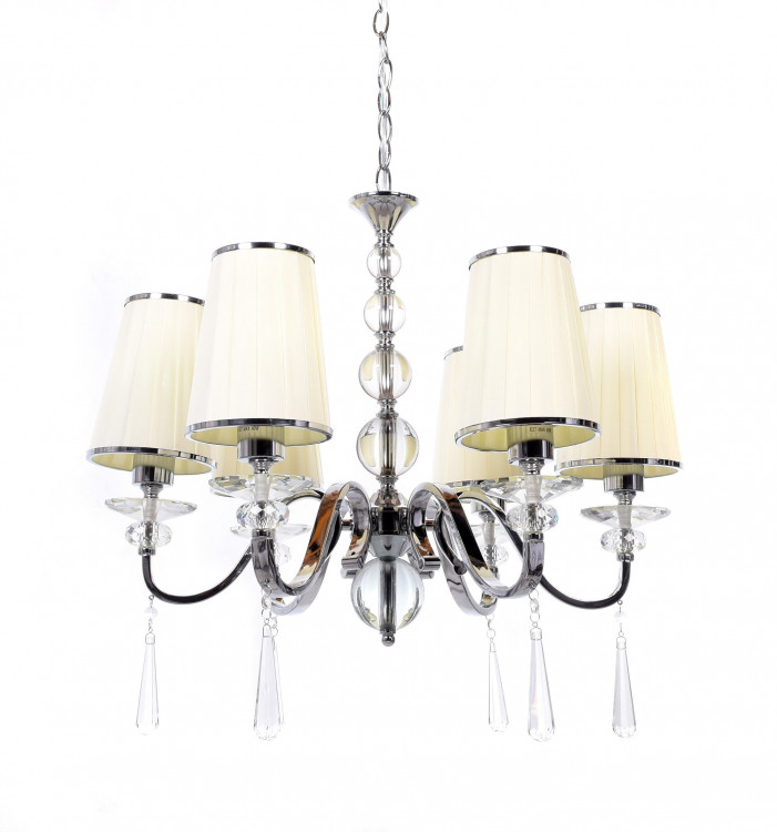 Хрустальная подвесная люстра Lumina Deco Federrica LDP 1158-6 KR